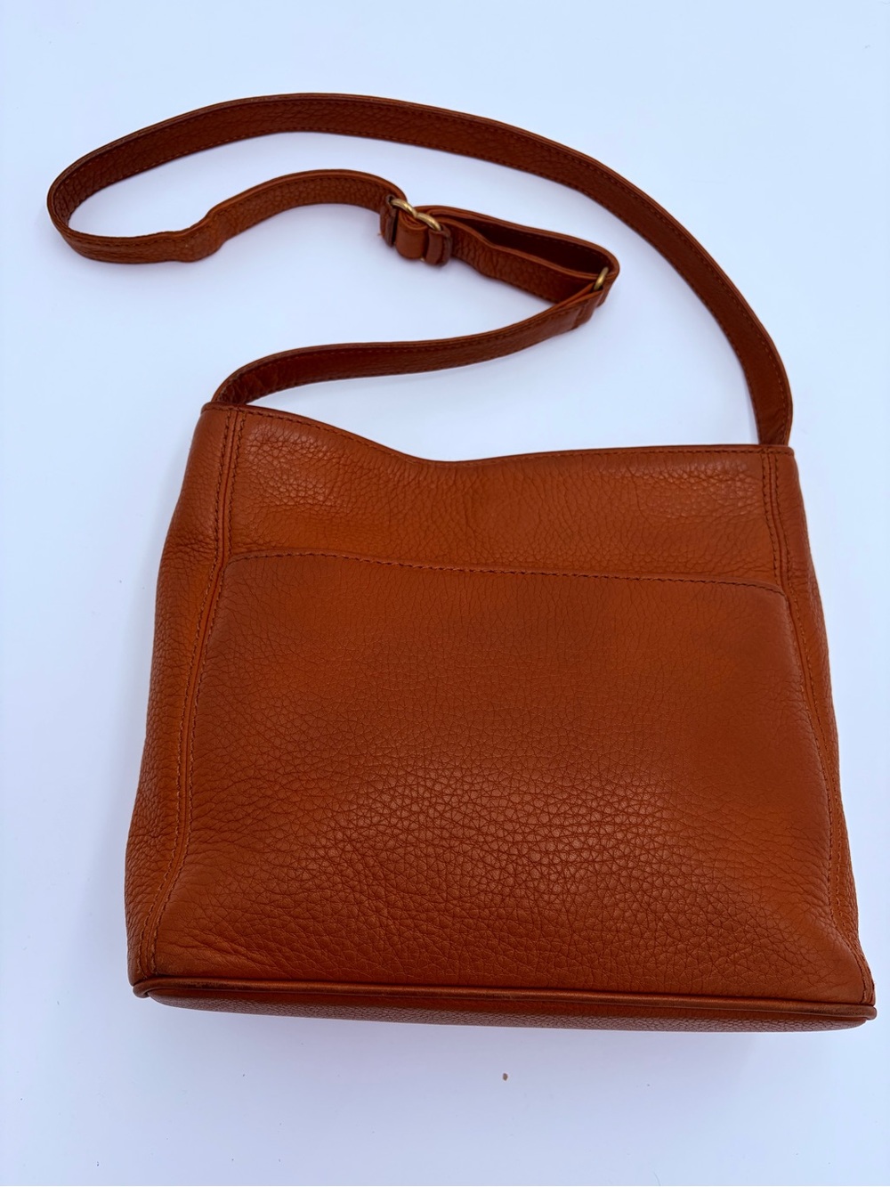 Vintage 1996 Coach Sonoma Pocket Zip 4924 British Tan Leather Bag